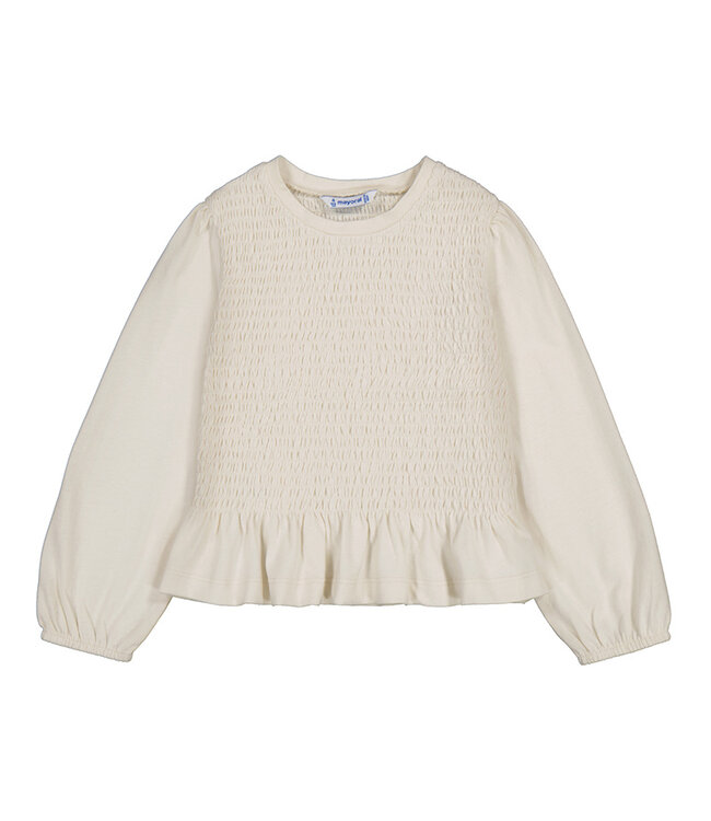 Mayoral Cream L/S Top