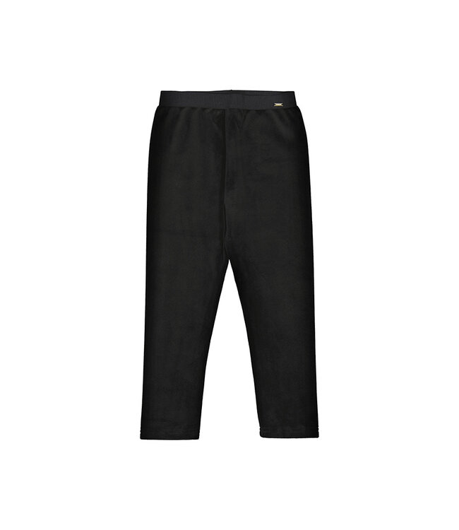 Mayoral Black Velvet Legging