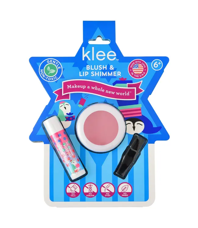Klee Candlelight Glow Hanukkah Blush and Lip Shimmer Set