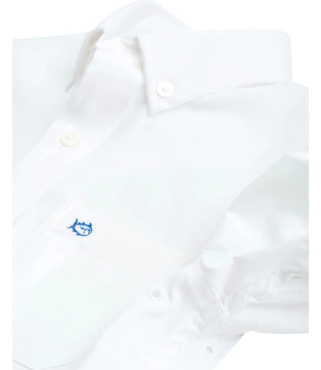 Southern Tide Classic White Solid Sportshirt