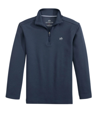 Southern Tide Dress Blue Schooner 1/4 Zip