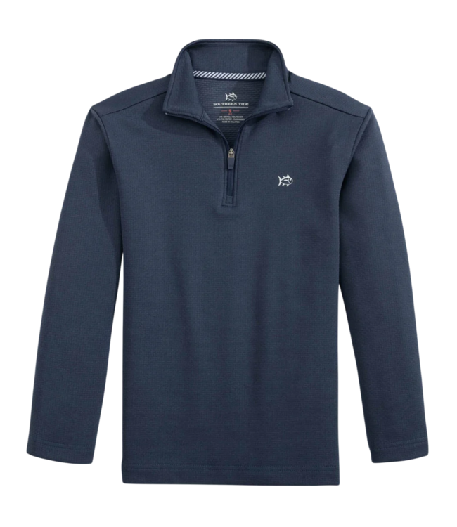 Southern Tide Dress Blue Schooner 1/4 Zip