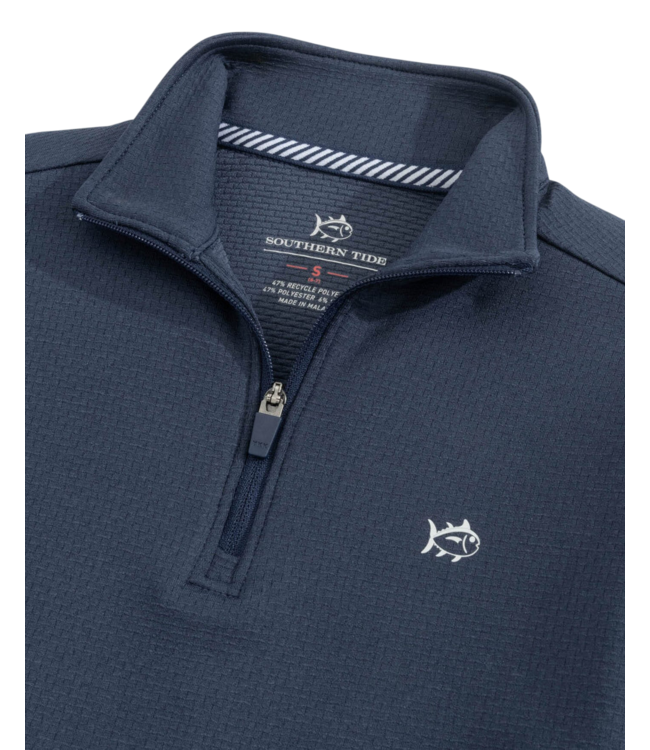 Southern Tide Dress Blue Schooner 1/4 Zip