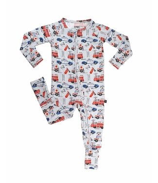 LEV baby Ryan Poppy Convertible Romper