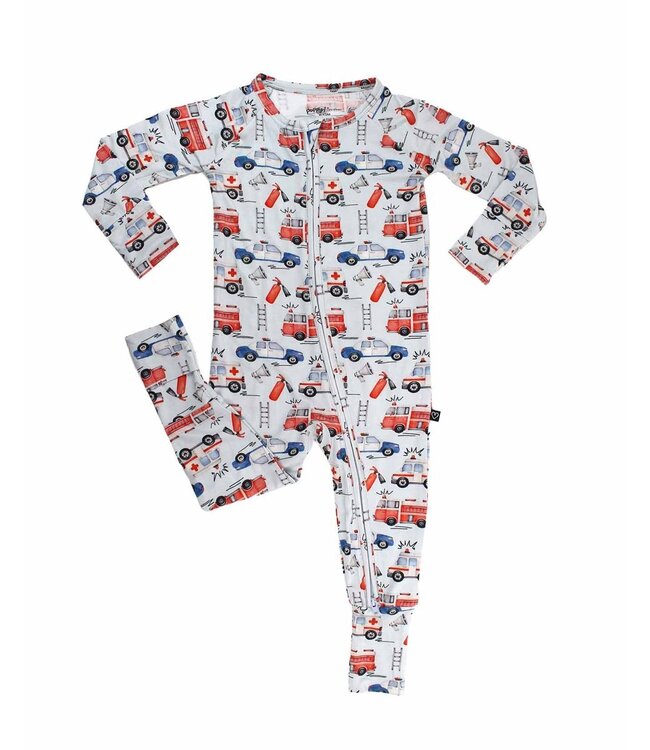 LEV baby Ryan Poppy Convertible Romper