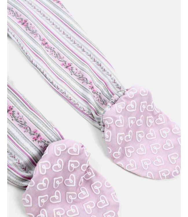 LEV baby Josephine Ruffled Zip Footie