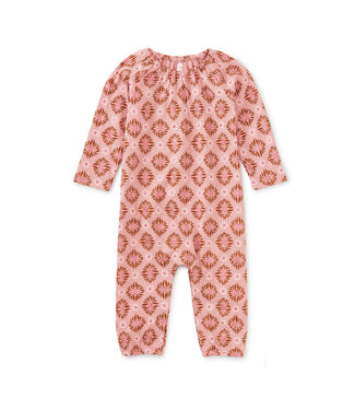 Tea Collection Metallic Raglan Baby Romper