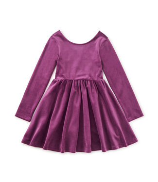 Tea Collection Cosmic Berry Velour Ballet Dress
