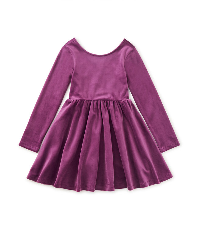 Tea Collection Cosmic Berry Velour Ballet Dress
