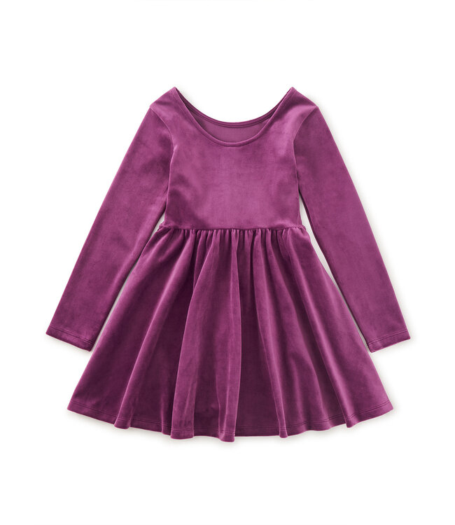 Tea Collection Cosmic Berry Velour Ballet Dress