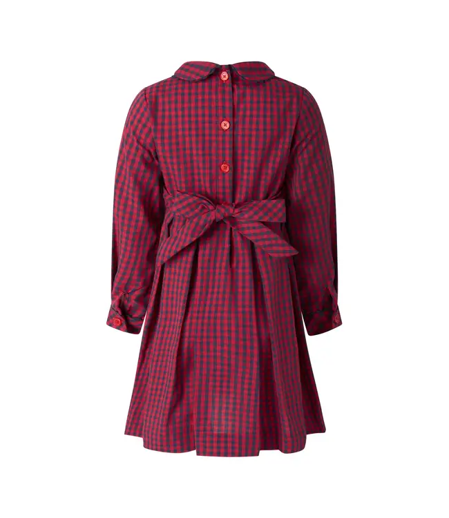 Rachel Riley Check Lumberjack Pleated Dress
