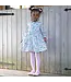 Rachel Riley Blue Floral Button Front L/S Dress