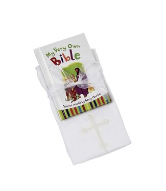 maison chic Jesus Loves Me Bible Burp Cloth Set