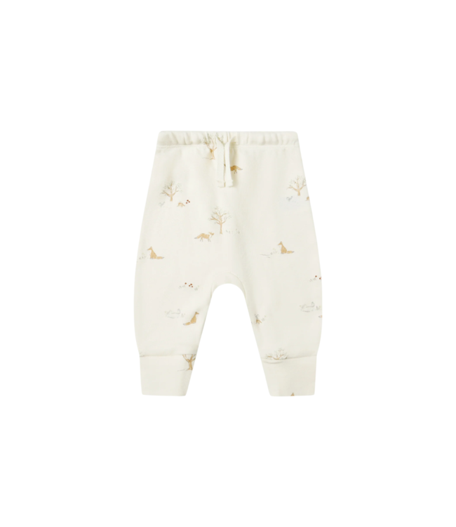 Quincy Mae Ivory Fox Land Drawstring Pant