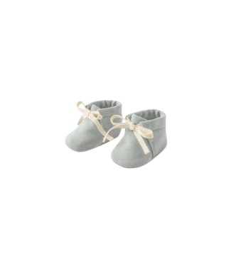 Quincy Mae Steel Blue Baby Booties