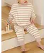 Quincy Mae Pink Stripe Relaxed Sweatshirt