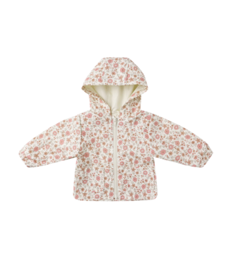 Quincy Mae Ivory Bloom Rain Coat