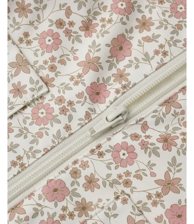 Quincy Mae Ivory Bloom Rain Coat