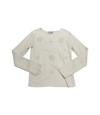 Joyous & Free Ivory L/S Boatneck Tee