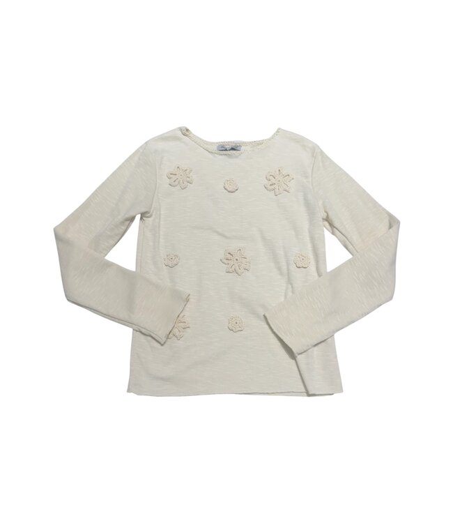 Joyous & Free Ivory L/S Boatneck Tee