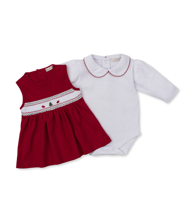 Kissy Kissy Red/White CLB Holiday 25 Jumper Set