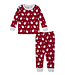 Kissy Kissy Red Smiling Santas PJ Set
