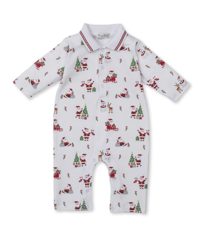 Kissy Kissy Christmas Capers  Boys Playsuit