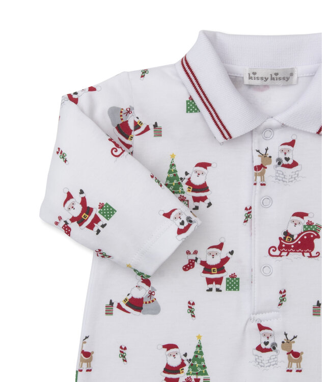 Kissy Kissy Christmas Capers  Boys Playsuit