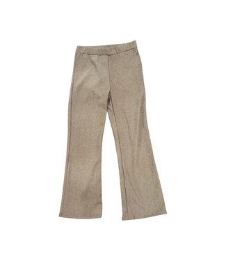 Mocha Corduroy Brush Wide Leg Pant