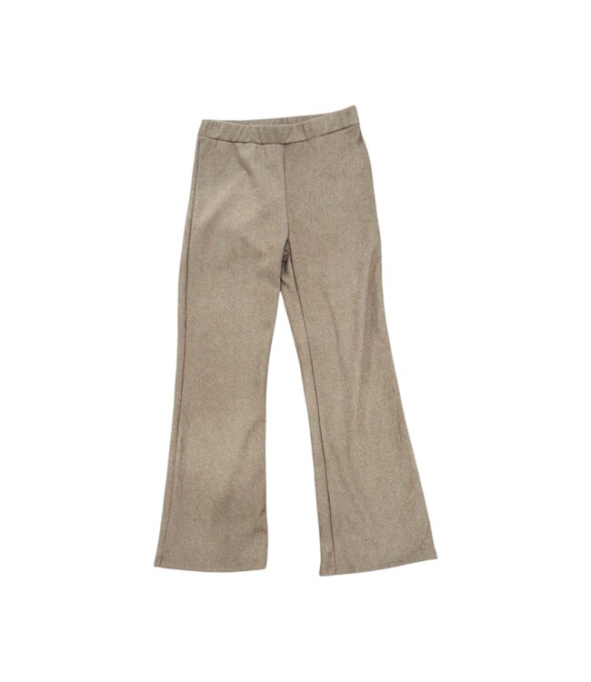 Mocha Corduroy Brush Wide Leg Pant