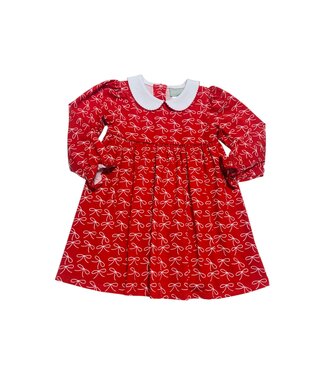 Sage and Lilly Peter Pan Collar Bows Dress