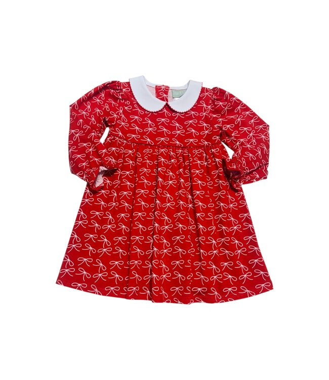 Sage and Lilly Peter Pan Collar Bows Dress