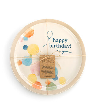 demdaco Happy Birthday! Plate