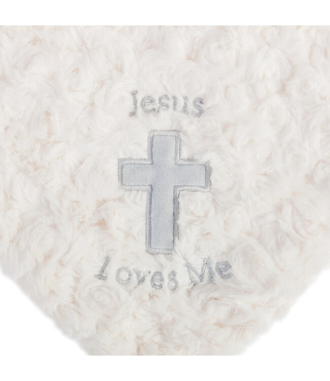 demdaco Lamb Rattle Blankie