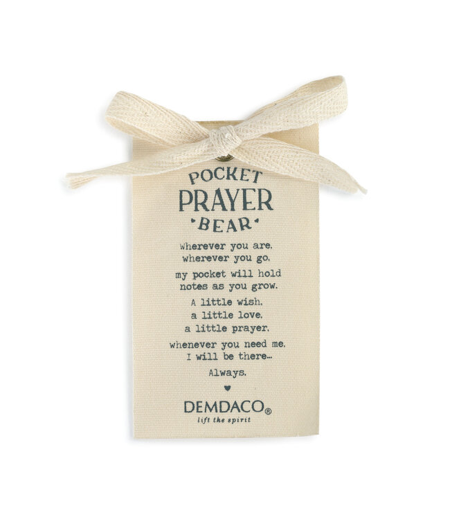 demdaco Pocket Prayer Bear 16"