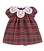 Sophie and Lucas Green Holiday Plaid Petal Float