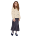 Sadie & Sage Cream/Navy Star Embroidered Sweater