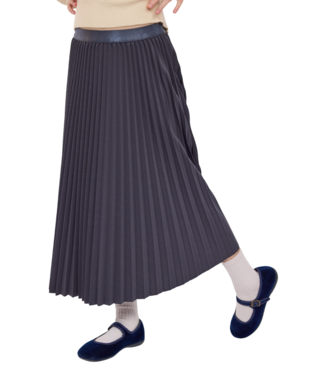 Sadie & Sage Navy Full of Charm Midi Skirt