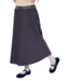 Navy Full of Charm Midi Skirt