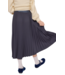 Navy Full of Charm Midi Skirt