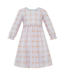 Claire & Charlie Pink/Blue Ghost L/S Dress