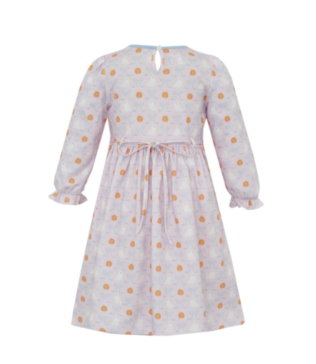 Claire & Charlie Pink/Blue Ghost L/S Dress