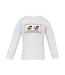 Anavini Puppies White Knit L/S T-Shirt