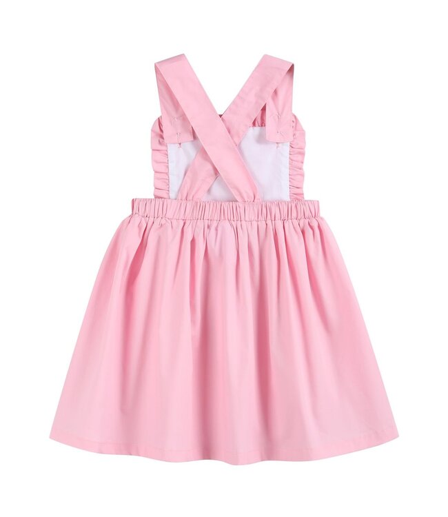Light Pink Ruffle Jumper Dress