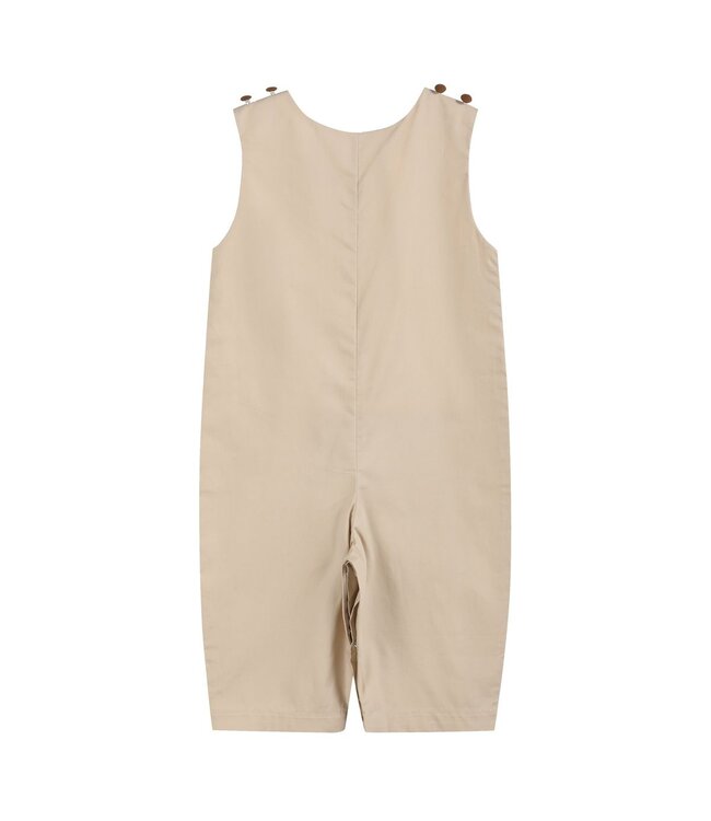 Lil Cactus Lt. Brown Football Overalls