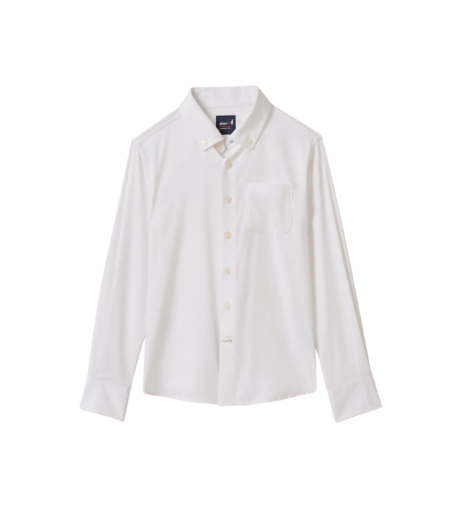 Johnnie O Travis White Buttondown