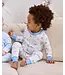 Kissy Kissy Blue Puppy's Sleigh Riding Fun PJ Set