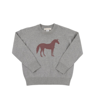 Beaufort Bonnet Grantley Gray/Horse Isaacs Intarsia Sweater