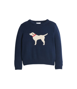 Little English Boy Lab Intarsia Sweater