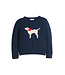 Little English Girl Lab Intarsia Sweater